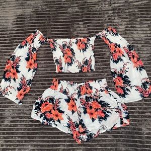 Crop top set
